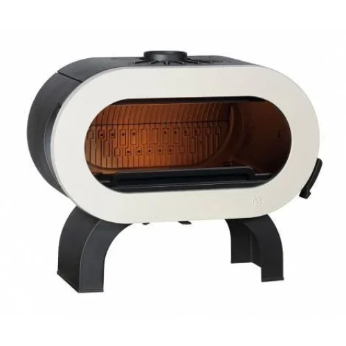 FIFTY ARCHE houtkachel met geëmailleerde deur – Invicta